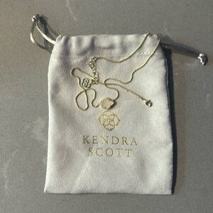 Kendra Scott white Drusy Necklace
